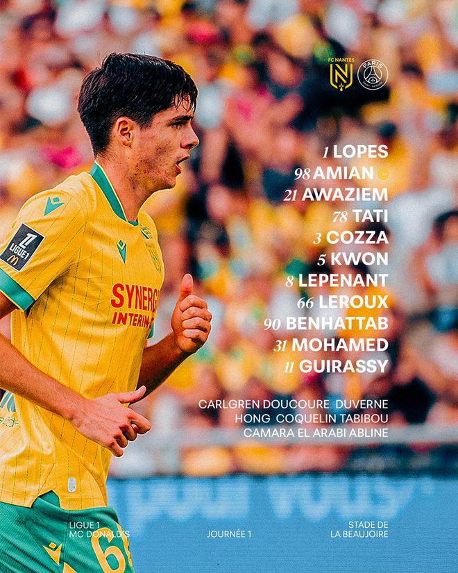 南特今晨造点机会,志在法甲名次提升,气氛紧张,年轻球员获得机会 南特今晨造点机会,志在法甲名次提升,气氛紧张,年轻球员获得机会